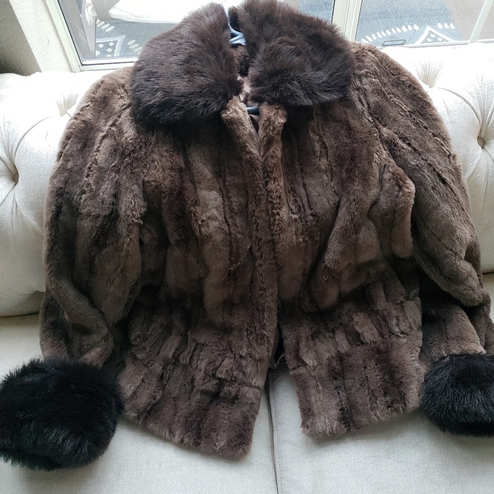 Faux Brown Fur Coat !!!
